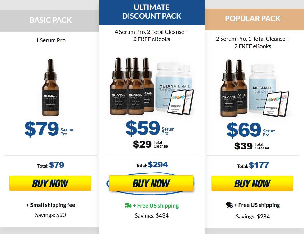 Metanail Serum Pro ultimate discount pack